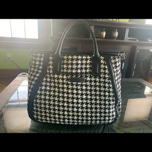 Black and white checkered Vera Bradley bag